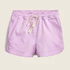 J.Crew Crewcuts Girls Lilac Chino Fishtail Hem Shorts Size 7